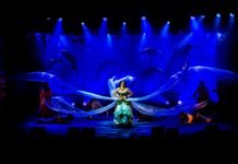 Fafá do Brasil A atriz Helga Nemetik em cena em "Fafá de Belém, o musical", no palco do Teatro Arthur Azevedo, ontem (20) - foto: divulgação